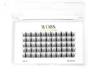 Накладні пучкові вії WoBs Fairy Lashes 20D, товщина 0.07, довжина 10 мм, 200 шт