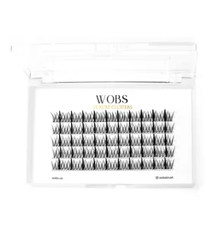 False Cluster Lashes WoBs Fairy Lashes 20D, thickness 0.07, length 10 mm, 200 pcs