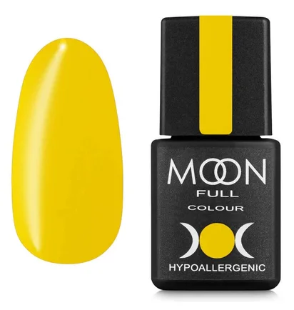 Gel Polish Moon Full Color #907, bright yellow, 8 ml