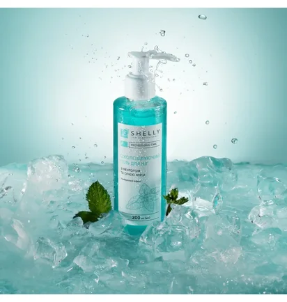Cooling Foot Gel Shelly, with menthol and mint oil, 200 ml