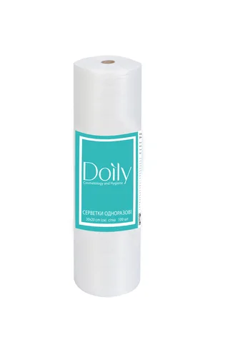 Disposable wipes Doily, mesh, in roll, 30×20 cm, 100 pcs