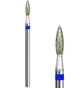 Алмазна насадка Mart, Полум'я, Blue, 2.3×8 мм