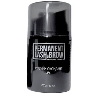 Oksydant Permanent Lash&Brow 3%, 30 ml
