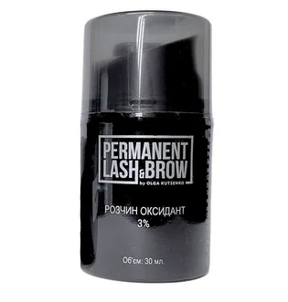 Oksydant Permanent Lash&Brow 3%, 30 ml