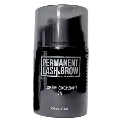 Oksydant Permanent Lash&Brow 3%, 30 ml