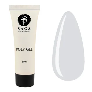 Полігель для нарощування нігтів SAGA Professional Poly Gel New #01, 30 мл