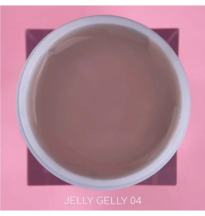 Гель-желе для моделювання та донарощування Luna Moon Jelly Gelly #4, 15 мл