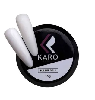 Моделюючий гель для нігтів Karo Builder Gel #1, 15 мл