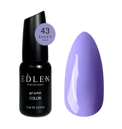 Nail gel polish Edlen Color #043, 9 ml