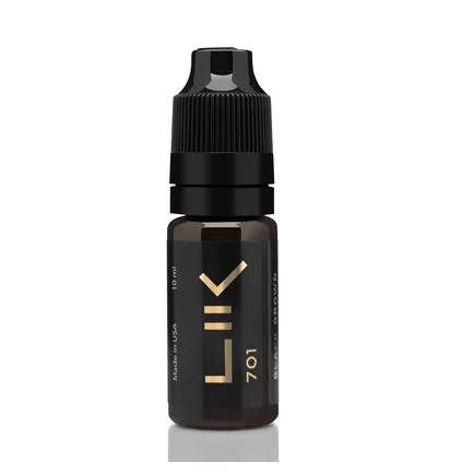 Пігмент LIK Pigment для брів, 701 Black Brown, 10 мл