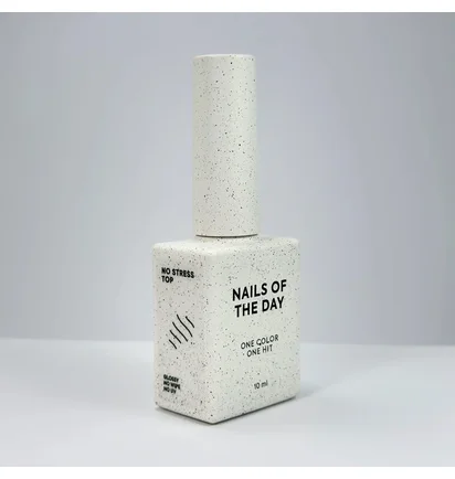 Топ для гель-лаку без липкого шару без УФ-фільтрів Nails Of The Day No Stress Top No Wipe, 10 мл
