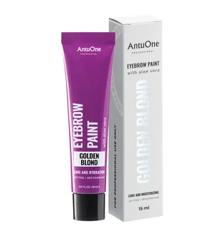 Краска для бровей с алоэ AntuOne Golden Blond, 15 мл