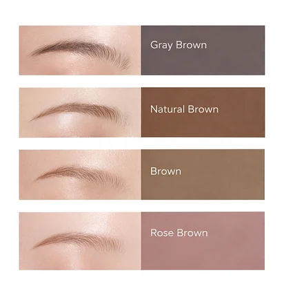 Фіксуючий гель для брів, з відтінком Naldaa Natural Brown, 5 г