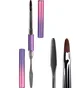 Двосторонній пензлик для полігелю зі шпателем DNKa' Polygel Brush #0004, 9 мм