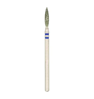 Diamond Nail Drill Bit Nisima, Flame P862m023, 2.3 mm, blue