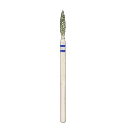 Diamond Nail Drill Bit Nisima, Flame P862m023, 2.3 mm, blue