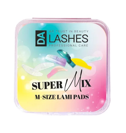 Валики для ламінування вій Dalashes Super Mix, розмір M, 6 пар