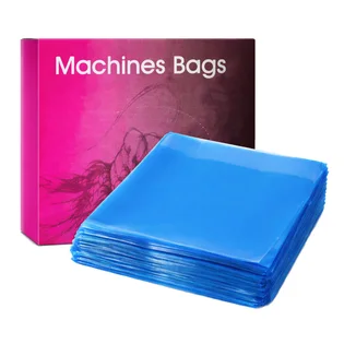 Бар'єрний захист Machine Bags, синій, 130×130 см, 250 шт