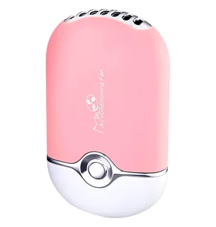 Przenośny wiatraczek USB do przedłużania rzęs, różowy