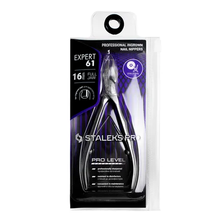 Професійні кусачки для нігтів Staleks Expert 61, 16 мм