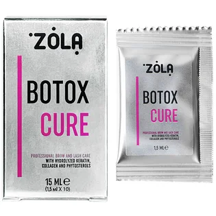Ботокс для брів та вій ZOLA Botox Cure саше 10×1.5 мл