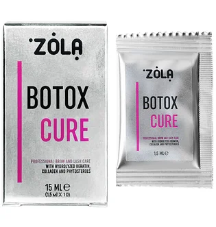 Ботокс для брів та вій ZOLA Botox Cure саше 10×1.5 мл