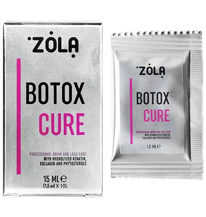 Ботокс для брів та вій ZOLA Botox Cure саше 10×1.5 мл