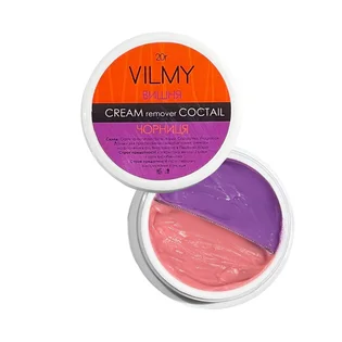 Cream Lash Remover Vilmy Cocktail 2-in-1, Cherry & Blueberry, 20 g