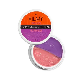 Кремовий ремувер для вій Vilmy Cocktail 2-в-1, Вишня & Чорниця, 20 г