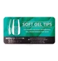 Гелеві тіпси Soft Gel Tips Medium Coffin #2, прозорі, 550 шт