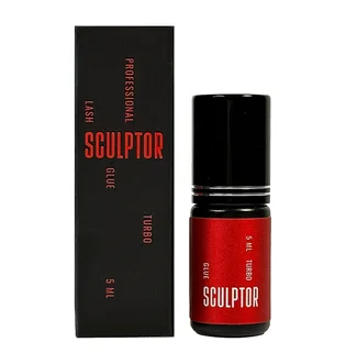 Klej do przedłużania rzęs Sculptor, Turbo, 5 ml