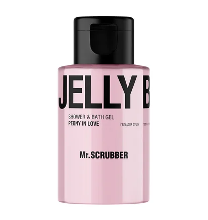 Shower Gel Mr.Scrubber Jelly Bubbles, Peony in Love, 100 ml