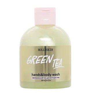 Hand and body wash gel HollySkin Green Tea, 300 ml