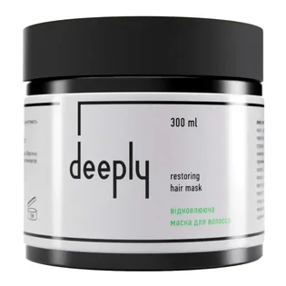Відновлювальна маска для волосся Deeply Restoring Hair Mask, 300 мл