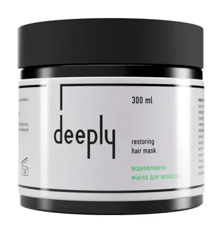 Відновлювальна маска для волосся Deeply Restoring Hair Mask, 300 мл