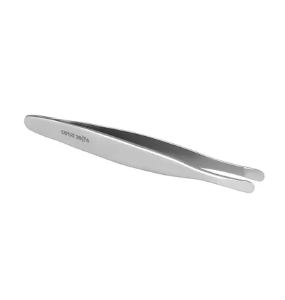 Пінцет для брів Staleks Expert 20 Type 6, закруглений