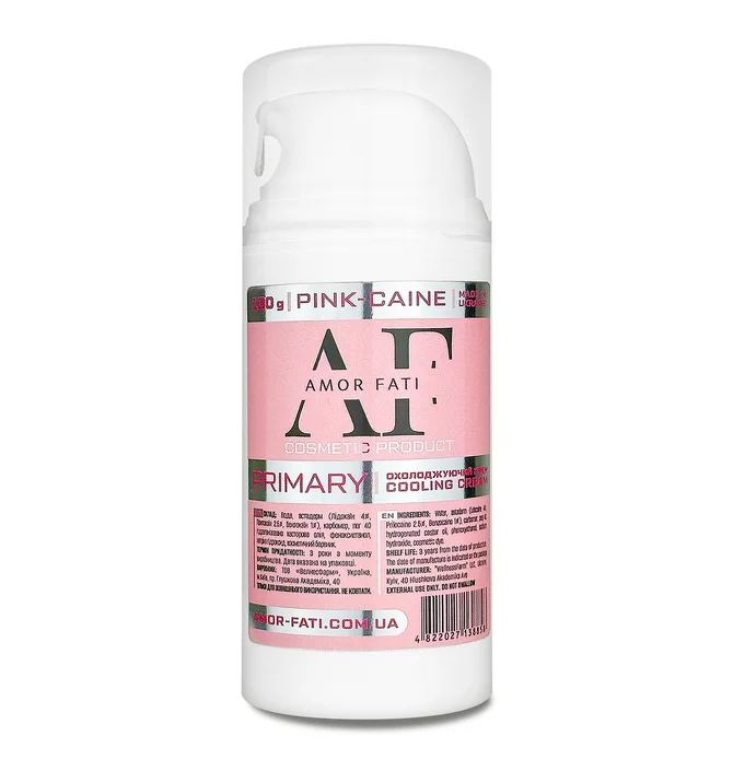 Первинний крем-анестетик Amor Fati Pink Caine, 100 г