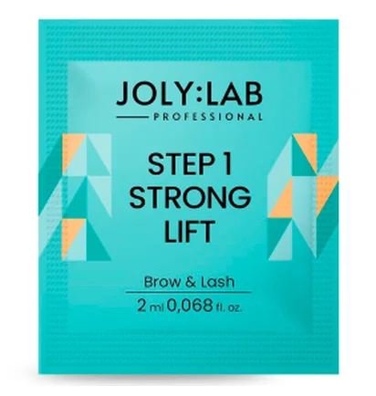 Засіб для ламінування брів та вій JolyLab Strong, Step 1, 2 мл