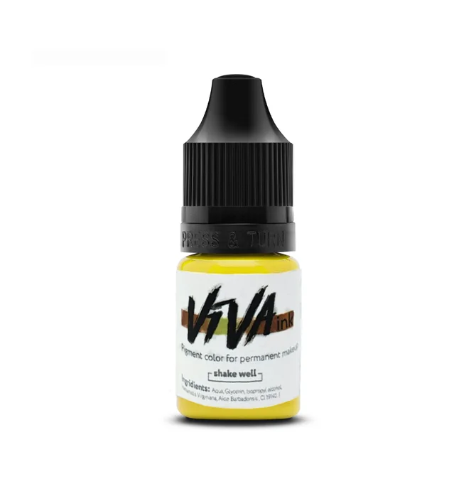 Коректор для татуажу Viva Corrector 3, Yellow, 6 мл