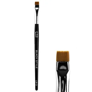 Szeroki pędzel do farbowania brwi CTR Black Style LB-03