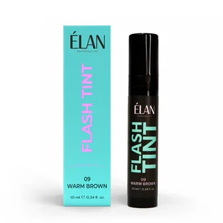 Фарба для брів та вій ELAN Flash Tint Warm Brown #09, 10 мл