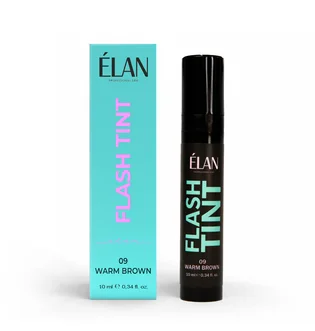 Фарба для брів та вій ELAN Flash Tint Warm Brown #09, 10 мл