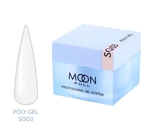 Полігель Moon Full для нарощування нігтів Poly Gel #SQ03, 30 мл