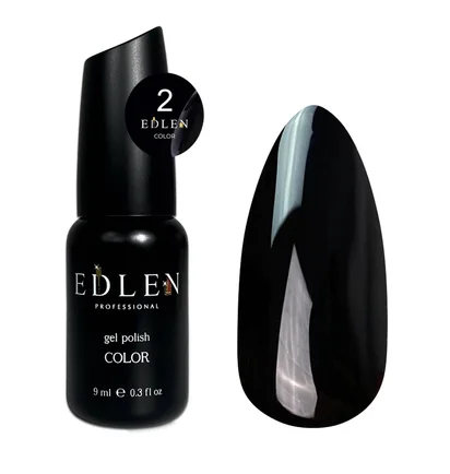 Nail gel polish Edlen Color #002, 9 ml