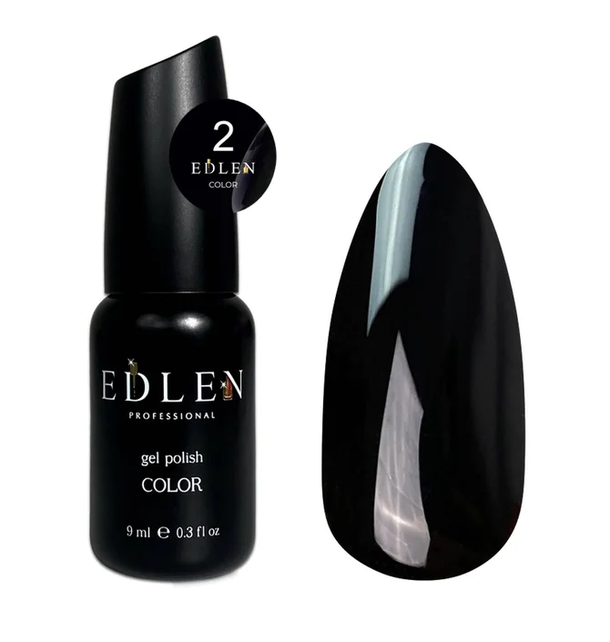 Nail gel polish Edlen Color #002, 9 ml