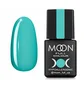Lakier hybrydowy Moon Full Summer #629, jaskrawy biało-zielony, 8 ml