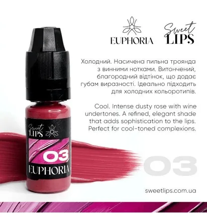 Пігмент для губ Sweet Lips Euphoria #03, 5 мл