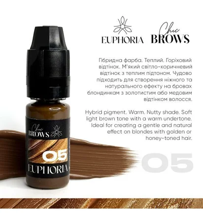 Пігмент для брів Sweet Brows Euphoria Chic Brows #05, 5 мл