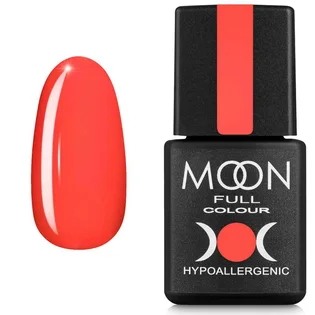 Гель-лак Moon Full Neon #706, кораловий, 8 мл