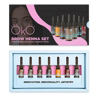 Набір хни для брів OKO Lash&Brow Power Powder, 5 г